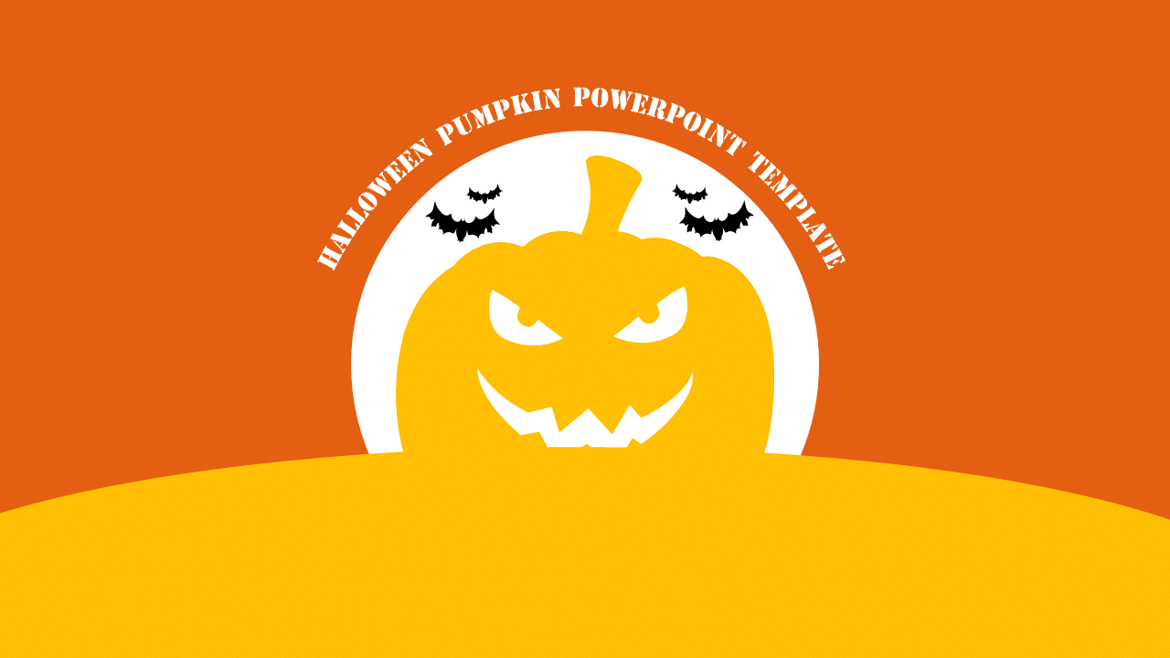 Best Halloween Pumpkin PowerPoint Template Presentation 